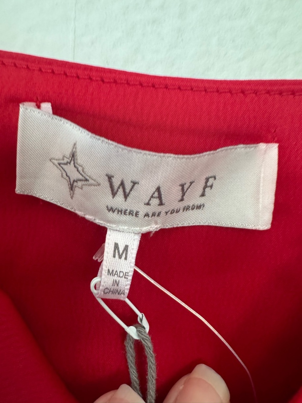 Wayf Vibrant Red Spaghetti-Strap Dress - Picture 3 of 10